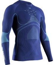 X-Bionic Functional Long-Sleeve Round Neck Energy Accumulator 4.0 Underwear Navy Blue Men